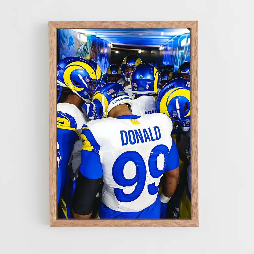 Poster Los angeles rams (vue 4)